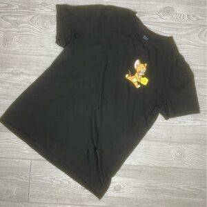 Tom and Jerry 90s style graphic t shirt cat & mouse short sleeve cotton shirt m